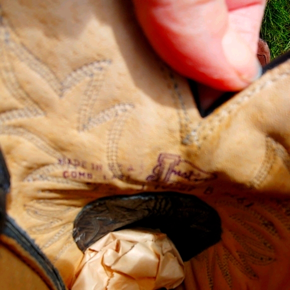 Justin 🎉Host Pick Navy Cowboy Boots - Picture 3 of 5